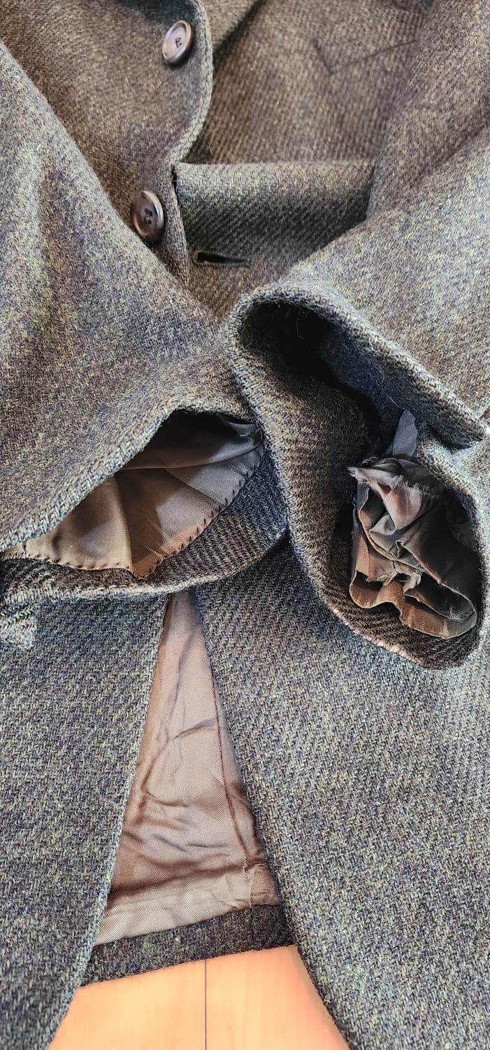 그린 컬러 모직자켓 3XL(내피 하자) 상품이미지10