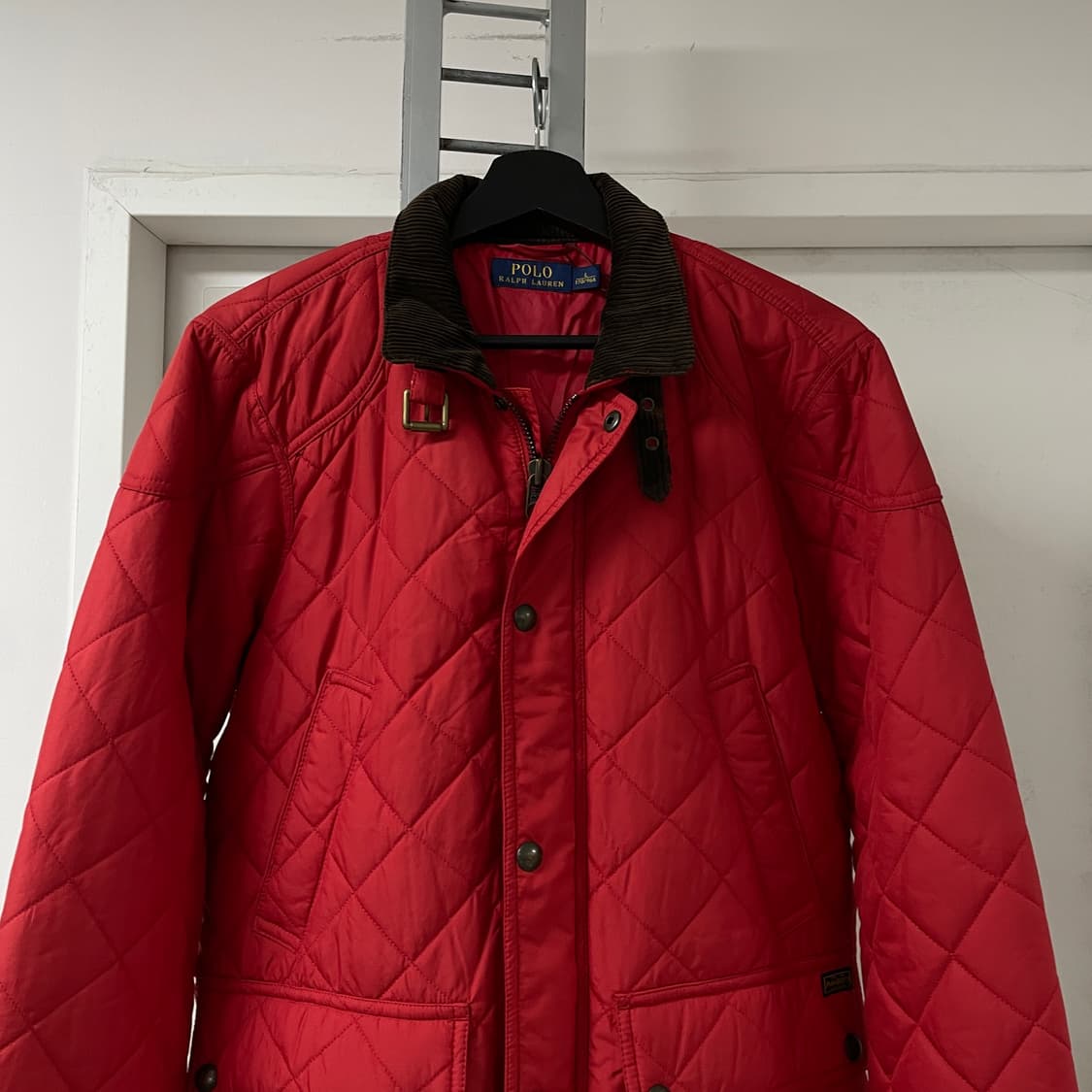 폴로 랄프로렌 레드 퀄팅 자켓 L(W) 상품이미지2