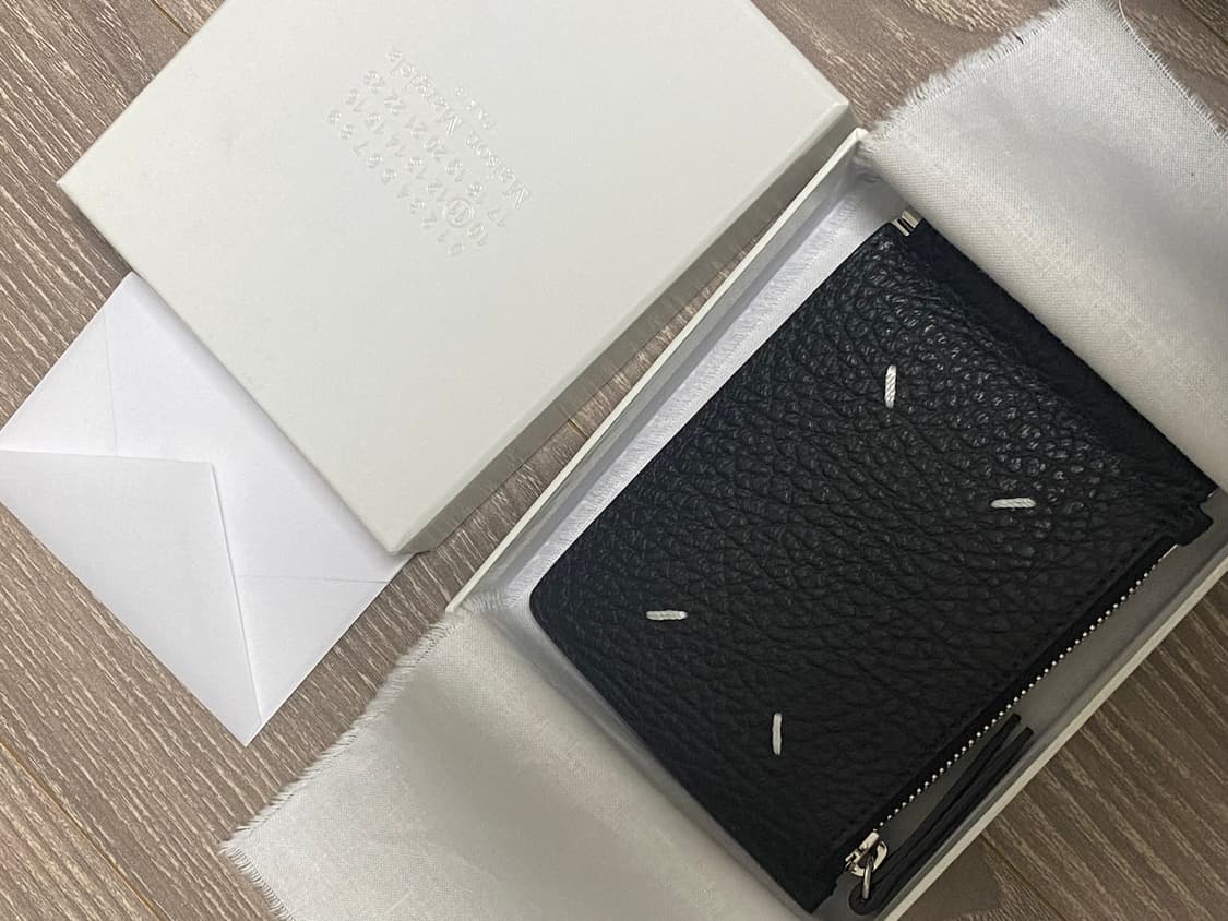 메종 마르지엘라 포스티치 머니클립 카드지갑 블랙 상품이미지4