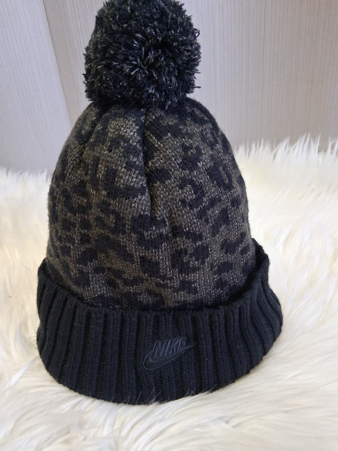 나이키 레오파드 털방울 비니#최상급# 상품이미지1