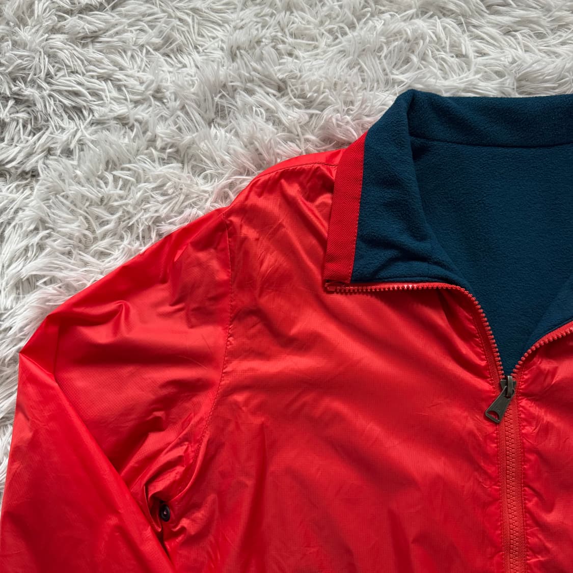 TOMMY HILFIGER 일본빈티지 리버시블 후리스 바람막이 S 38 상품이미지1