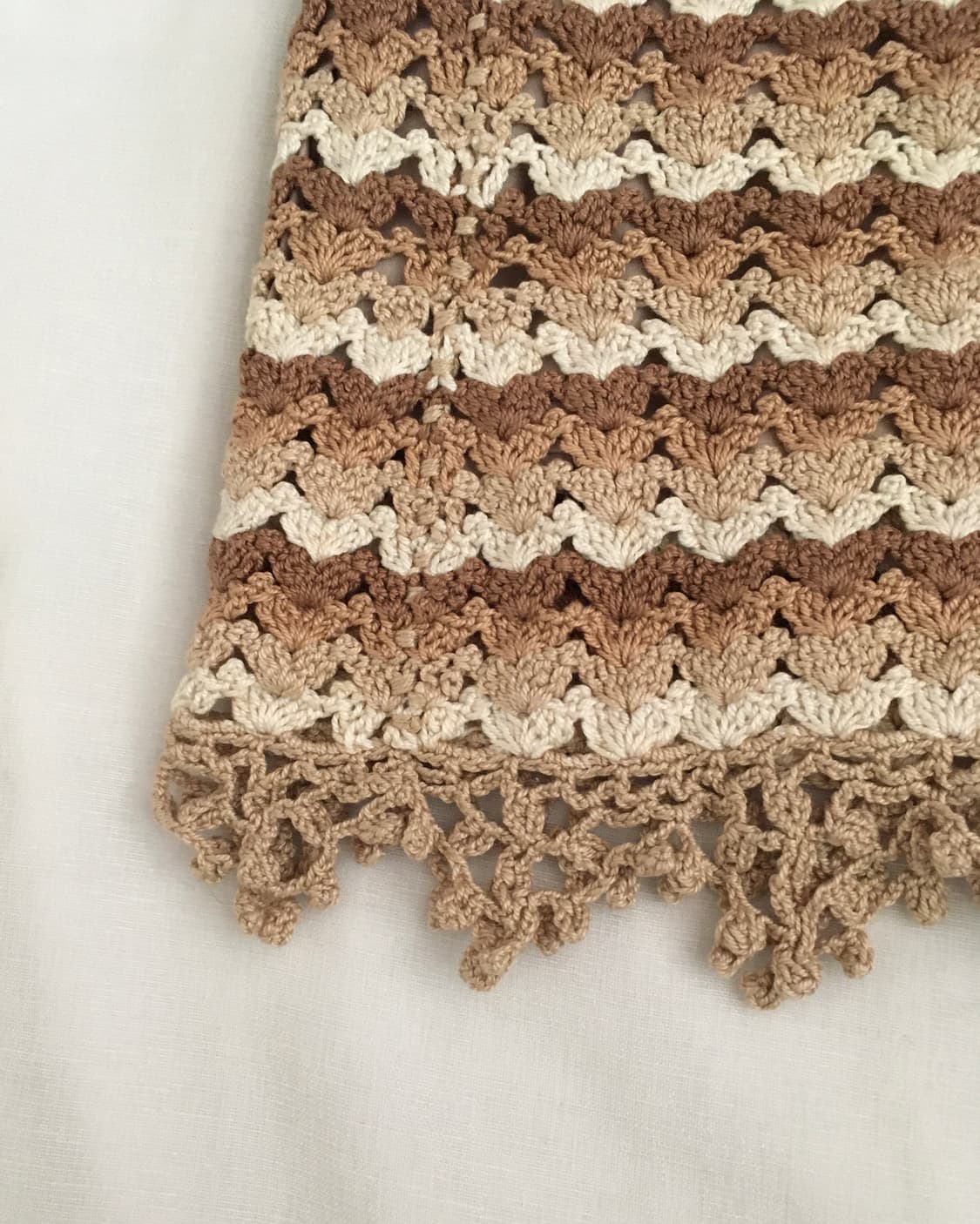 Crochet Chevron Knit Midi Skirt 상품이미지3