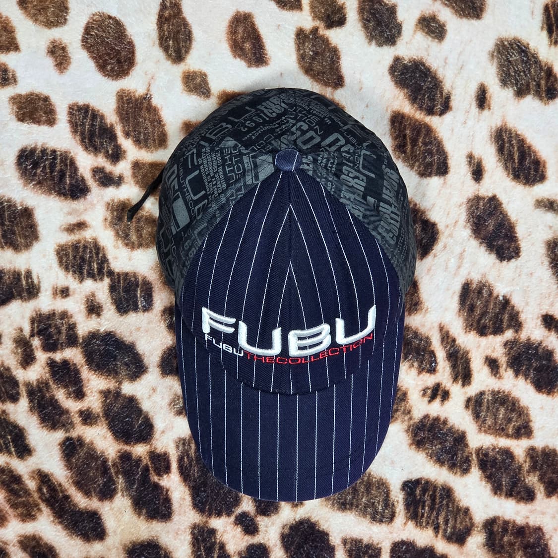 후부 스트라이프 패턴 볼캡 상품이미지1