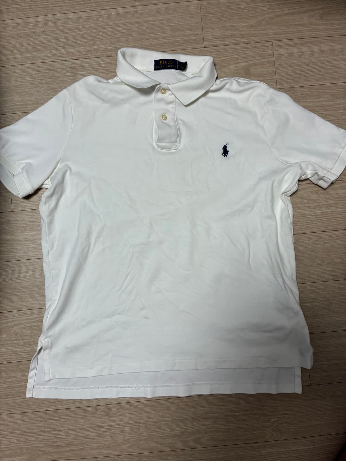 폴로 카라티 흰색 상품이미지1