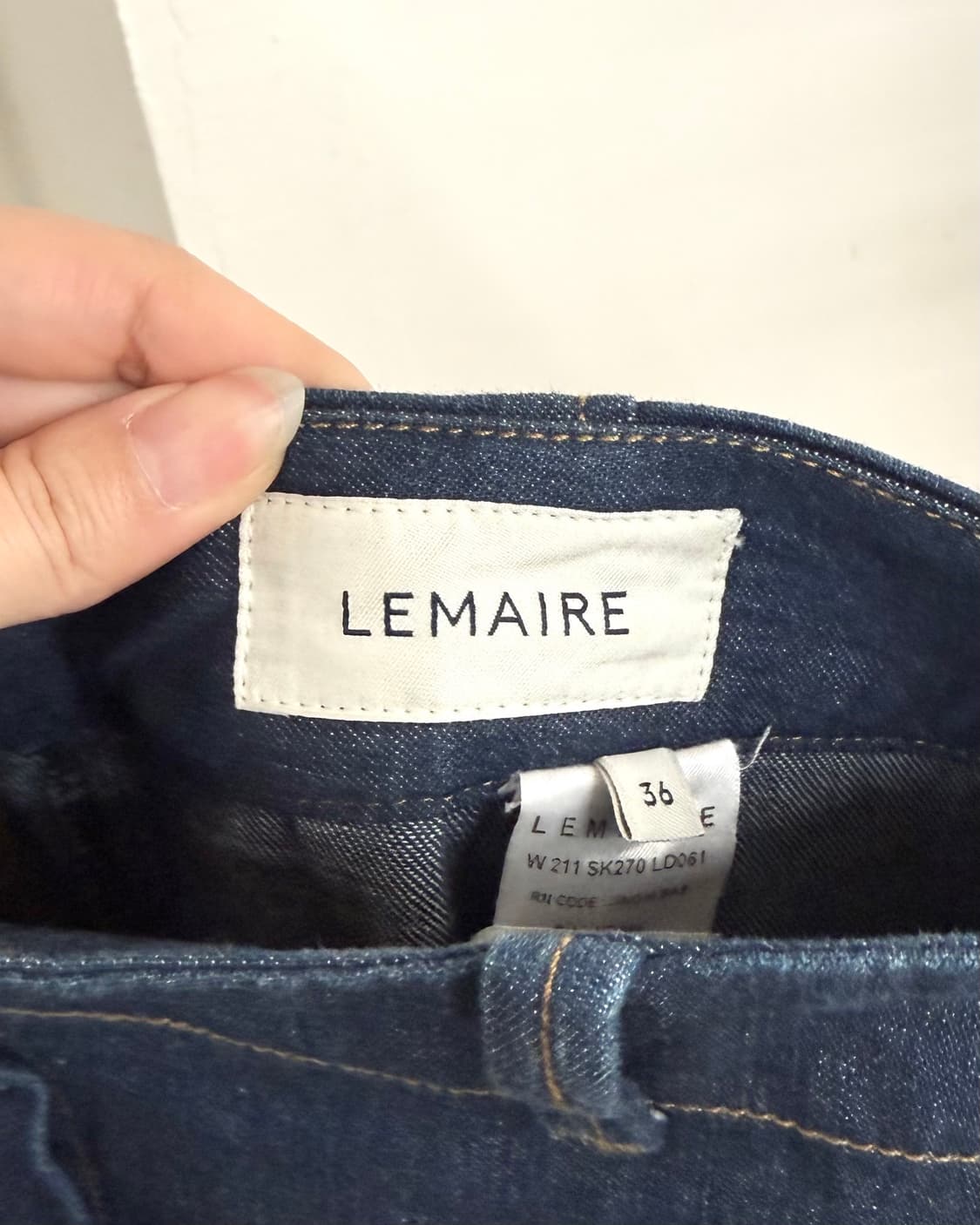 르메르 데님 와이드 프론트 포켓 미디 스커트 상품이미지7