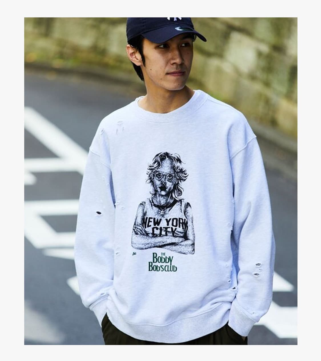 FREAK’S STORE - 23FW HEAVY DAMAGE SWEAT 상품이미지2