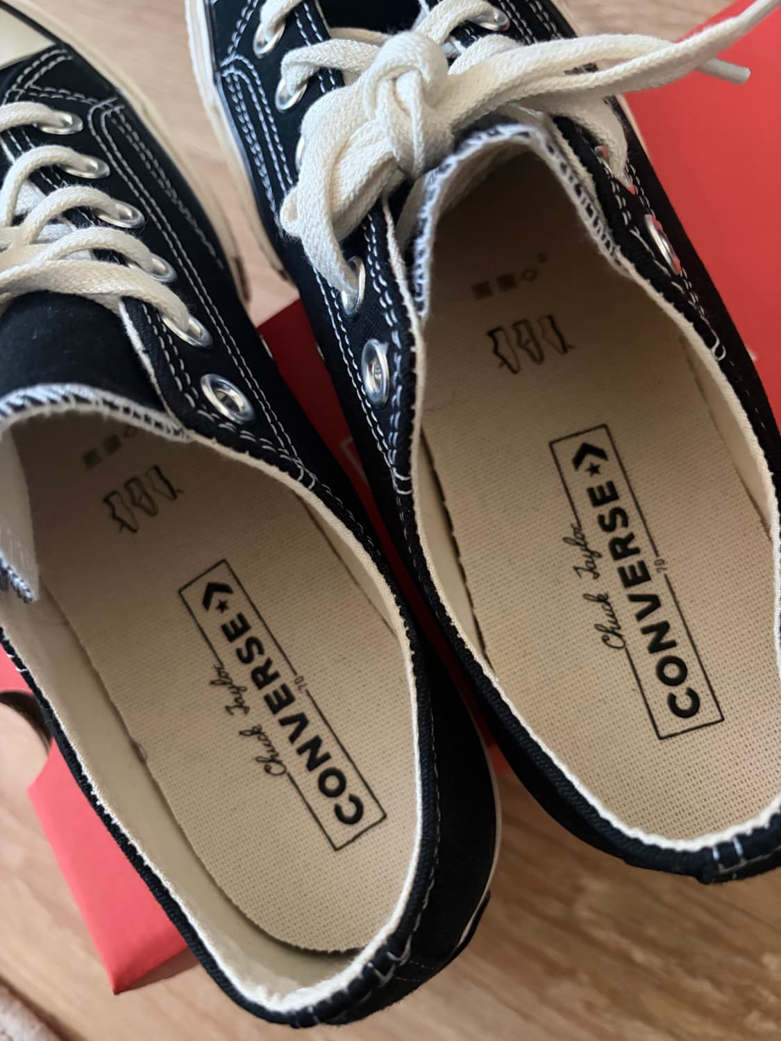 컨버스 척 70 로우 블랙 265 상품이미지5