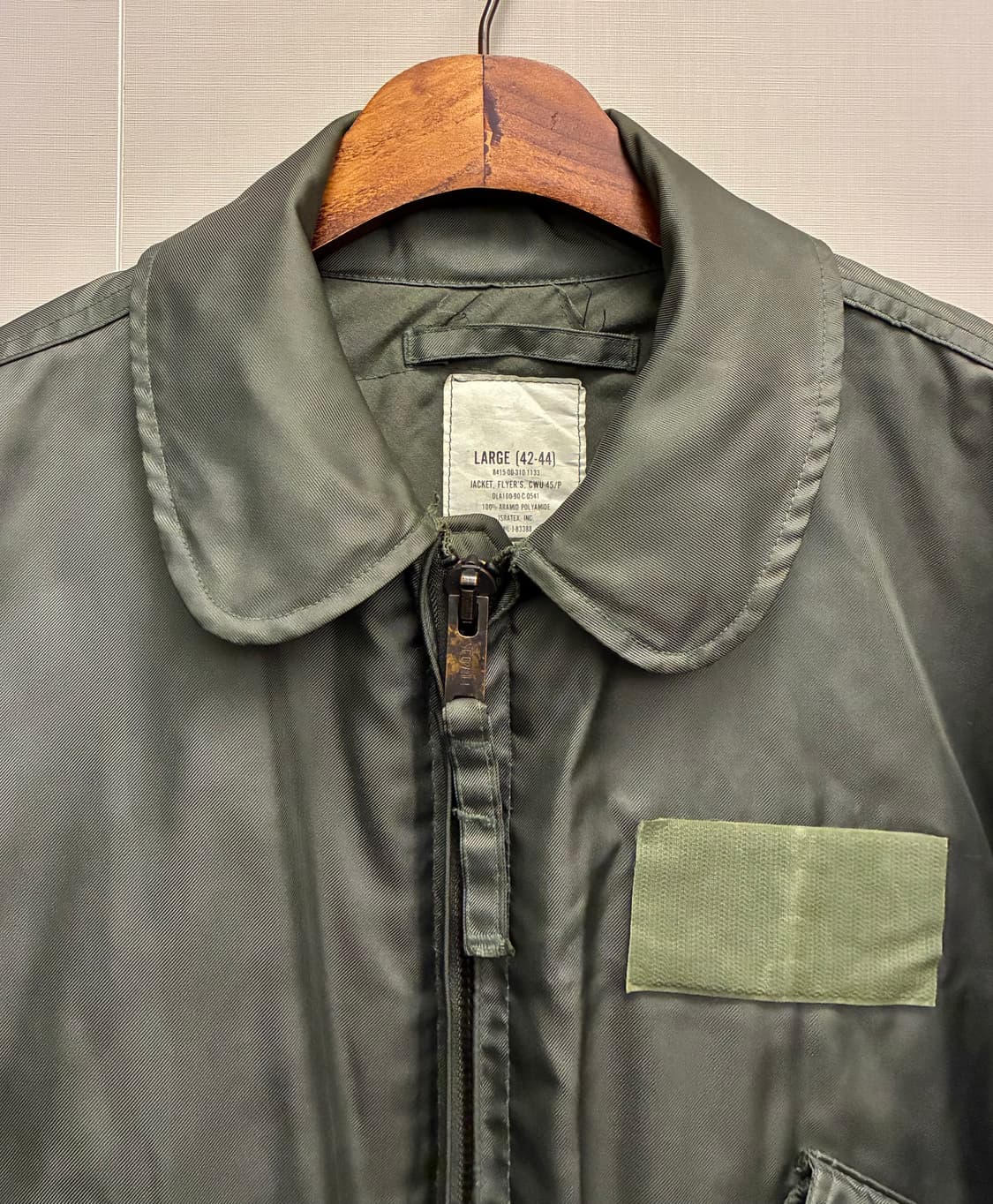 (L/42~44)90s OG CWU-45P 밀리터리 플라이트자켓 탑건 상품이미지4