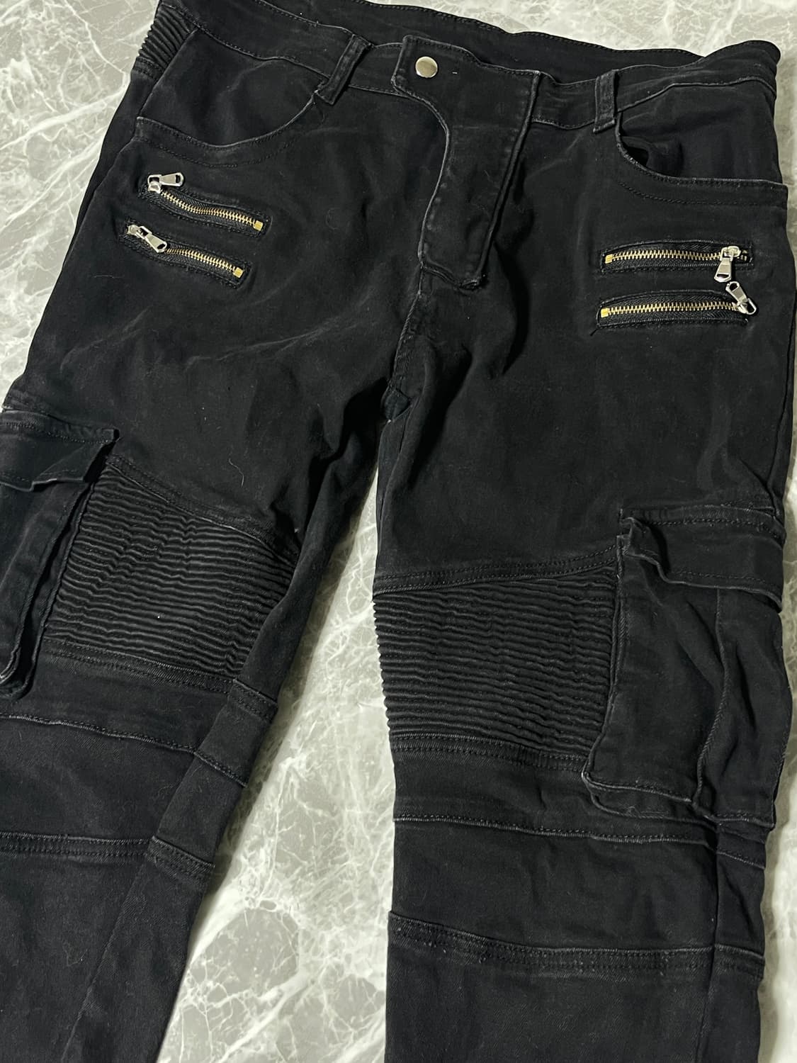 bike zipper straight jean 상품이미지4