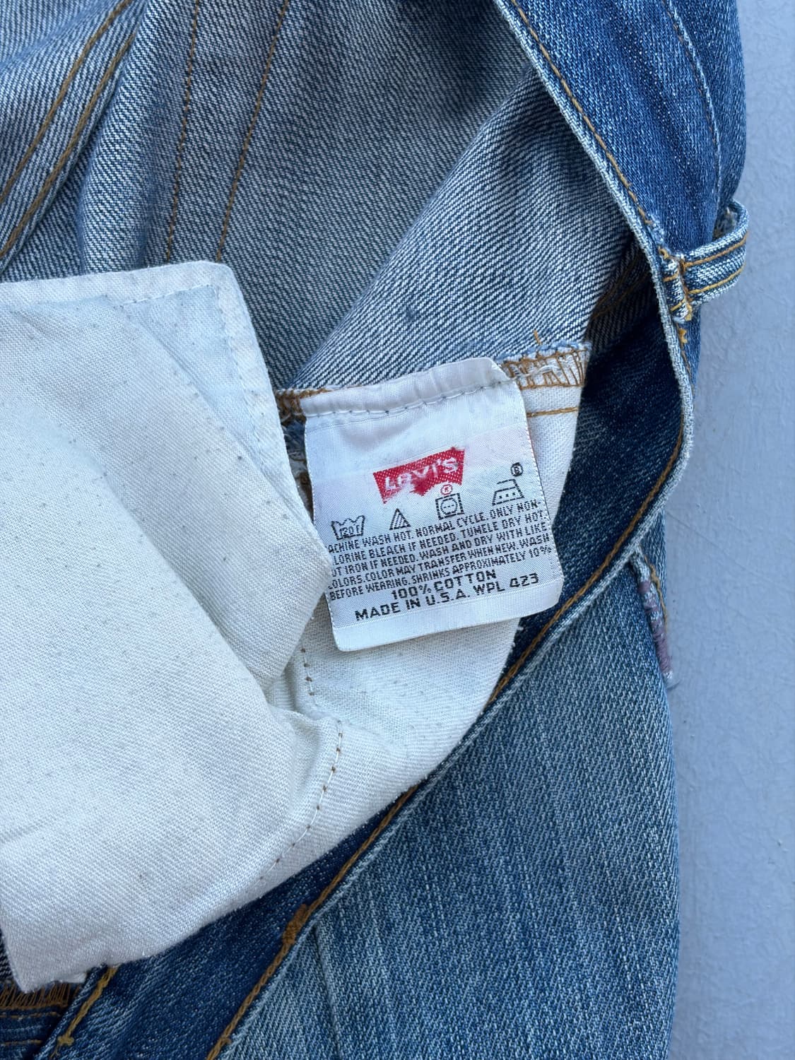 90's levis 501 “RED" USA MADE 상품이미지5