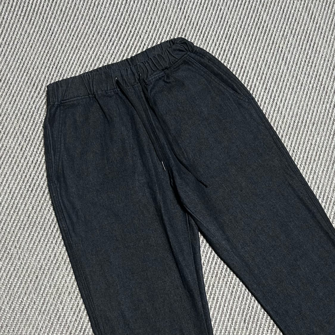 [L] Vintage 밴딩 진청 슬림핏 팬츠 상품이미지2