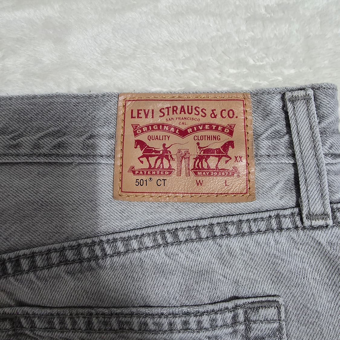 (27)여성 리바이스 501CT 데님 팬츠 상품이미지6