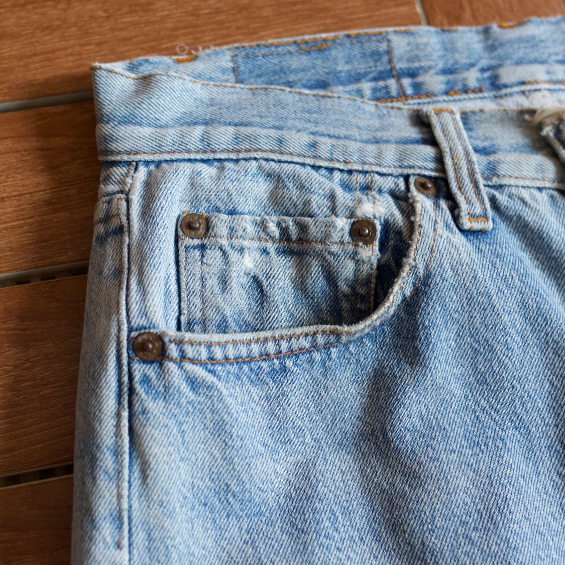 80’s Levi’s 501 usa made denim pants 상품이미지3