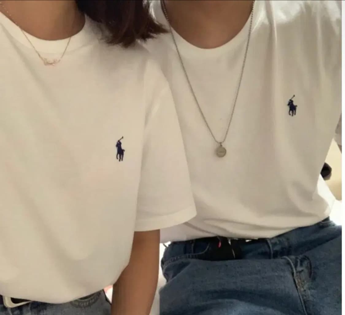 폴로 랄프로렌 화이트 반팔티 XL(새상품/정품) 상품이미지3