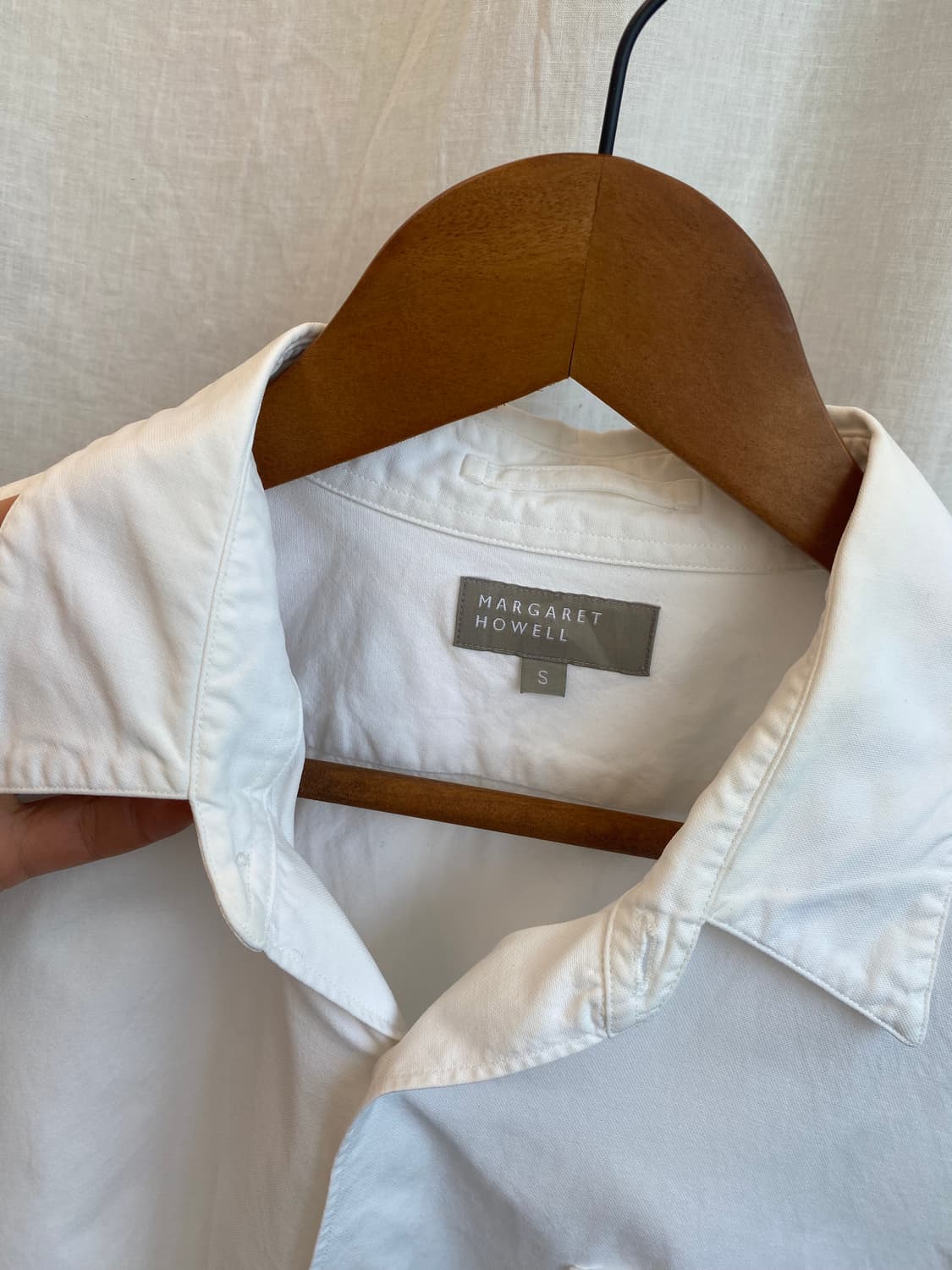 MARGARET HOWELL 화이트 셔츠(MEN S) 상품이미지8