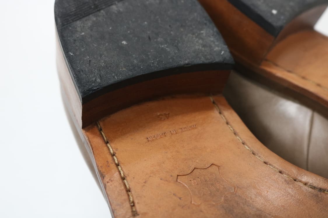 알프레도 바니스터 빈티지 스퀘어 토 가죽 슬립온 로퍼 (43) 상품이미지7