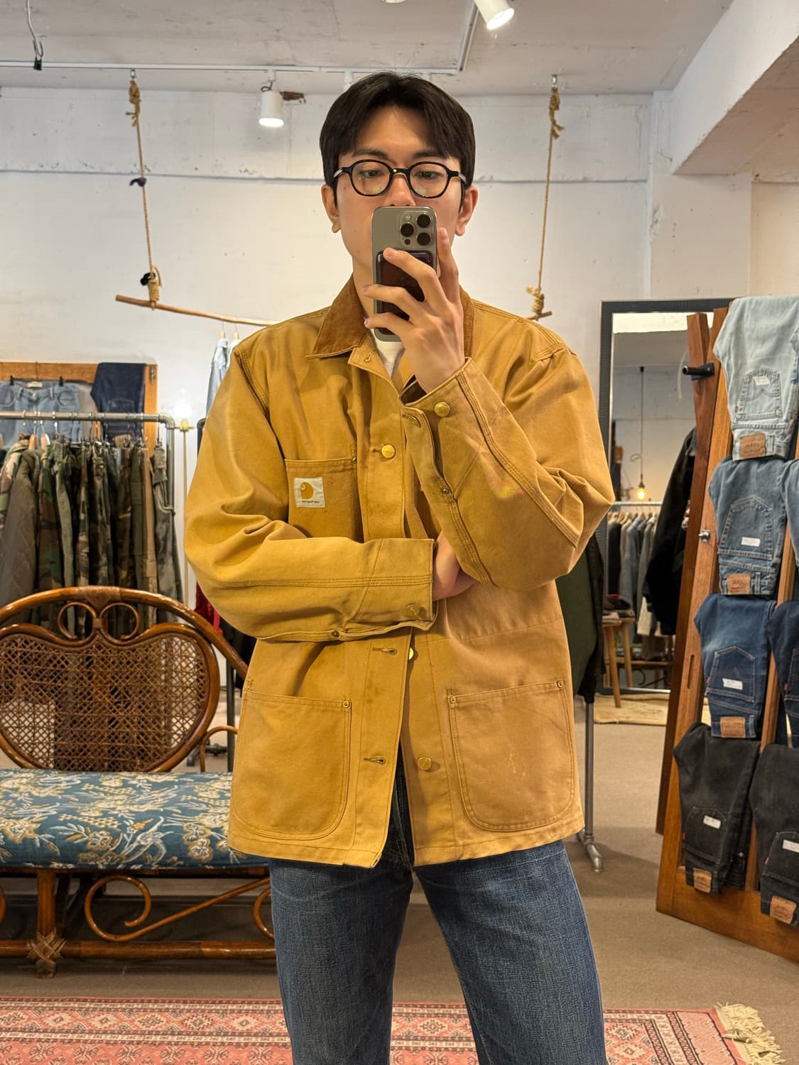 CARHARTT Brown Duck Chore Jacket 상품이미지1