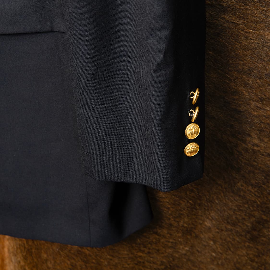 [105] 00s 브룩스브라더스 로로피아나 울 금장 블레이져 다크 네이비 상품이미지4