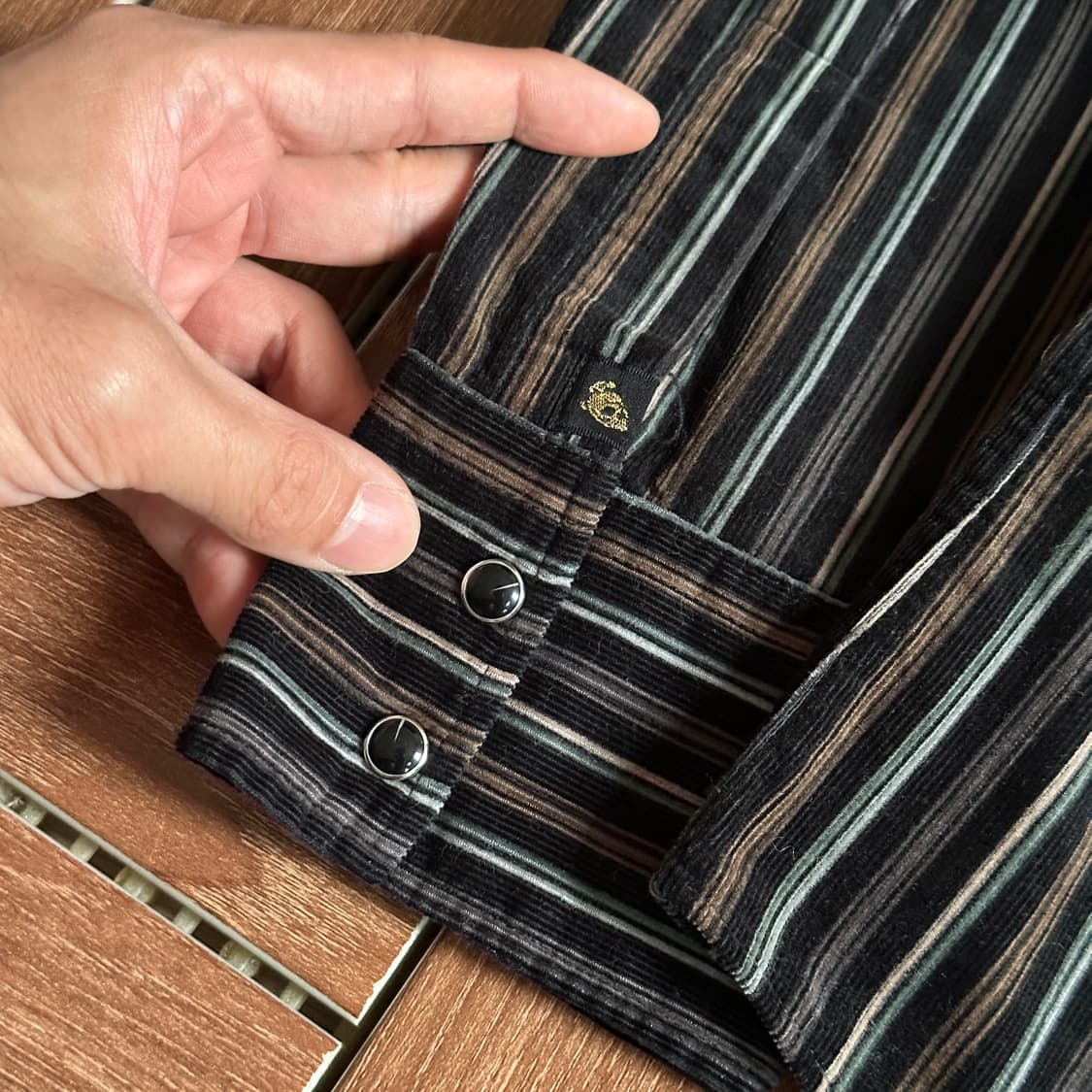 291295=Homme striped button shirts 상품이미지5