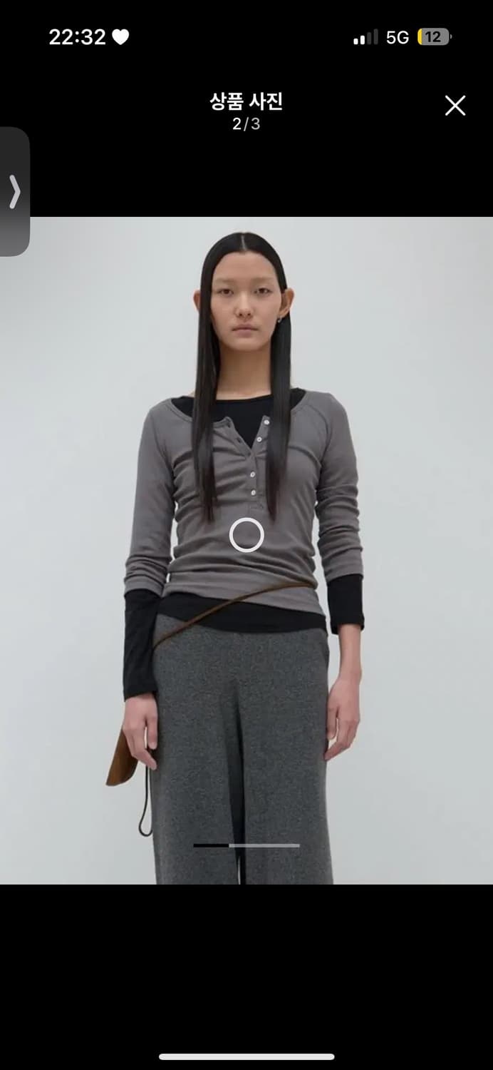 리포스 헨리넥 티셔츠 팝니다 상품이미지2