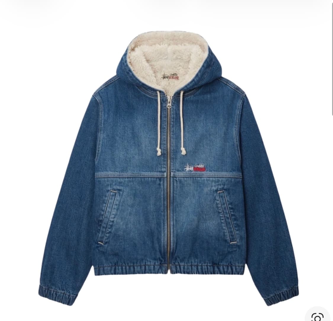 스투시 데님 쉐르파 워크 자켓 XL 상품이미지1