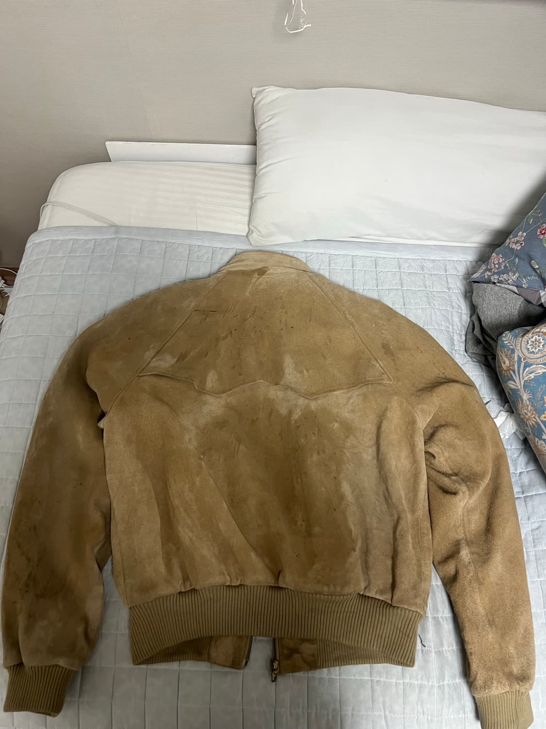 (M)폴로랄프로렌 해링턴 스웨이드 자켓(바루쿠타 G9) 상품이미지3