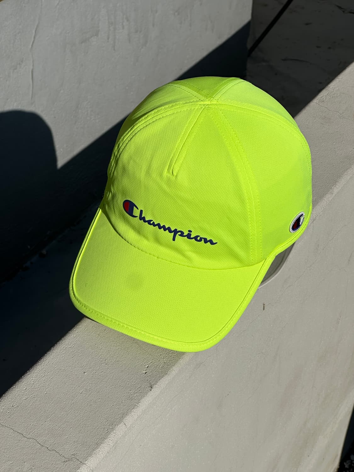 [F] 챔피온 로고 야광 캠프캡 모자 상품이미지2