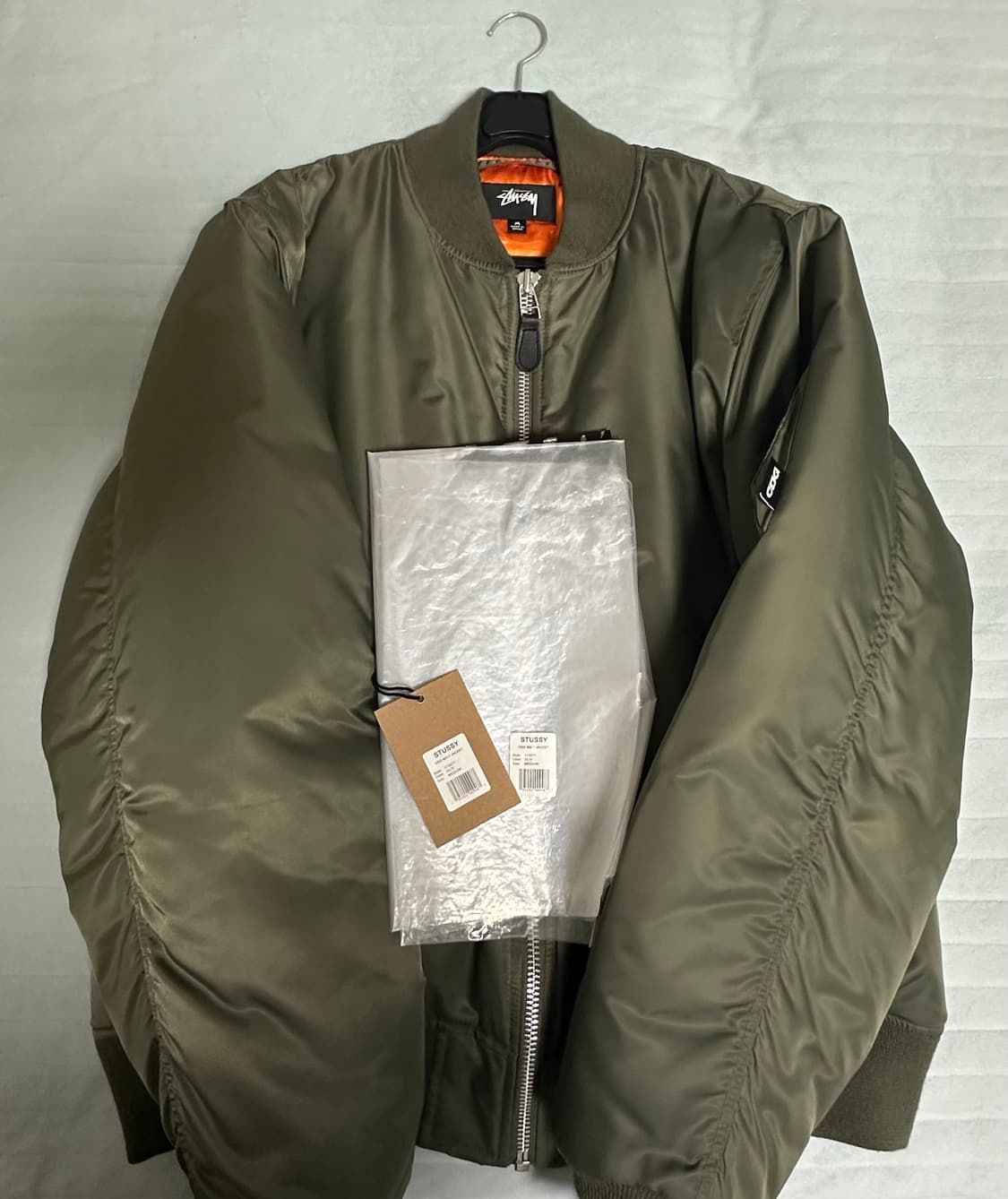 [M]스투시xCDG MA-1 자켓 올리브 상품이미지1