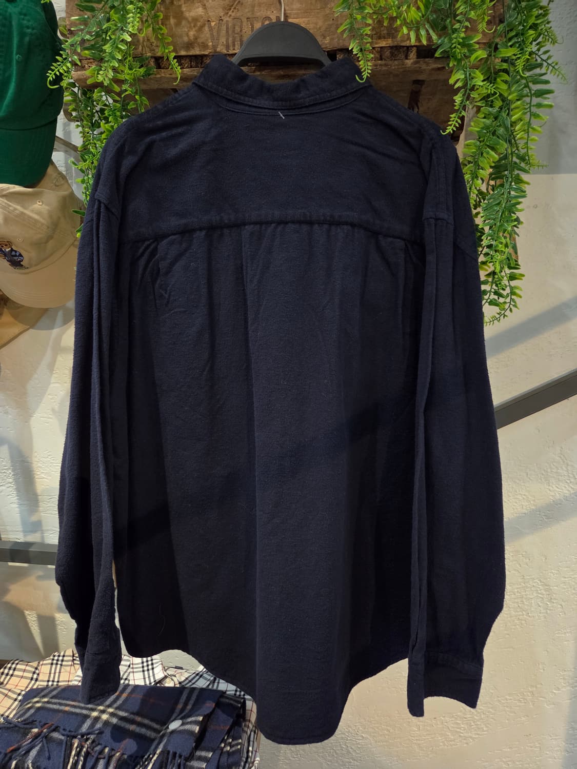 CARHARTT 칼하트 네이비 모직긴팔셔츠 상품이미지5