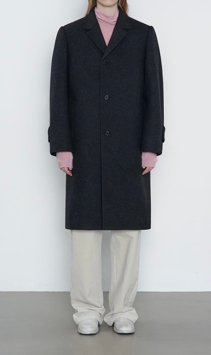 Alte 알테 빅슬리브 싱글코트 챠콜 상품이미지4