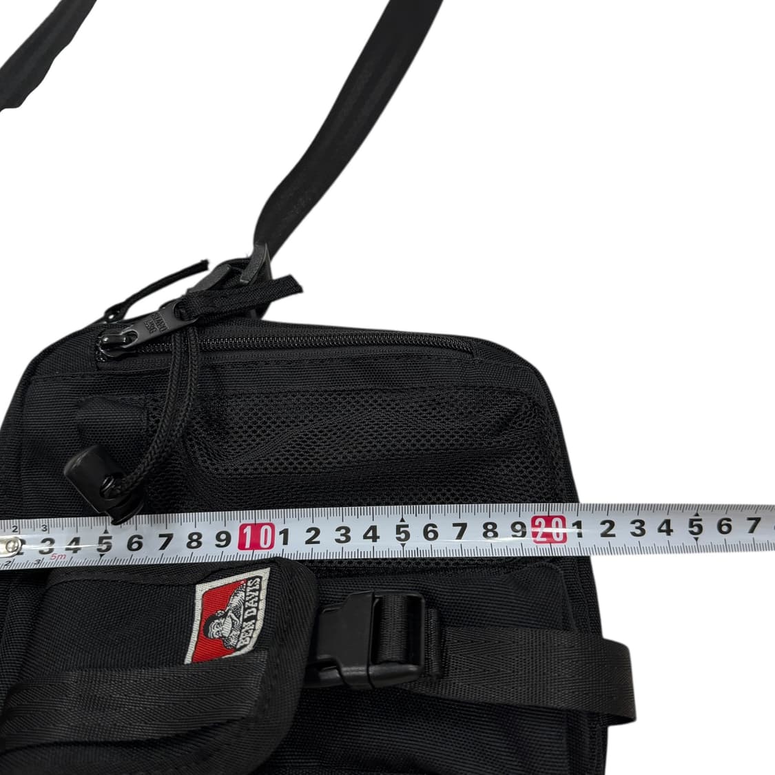 벤데이비스 미니 포켓 크로스백 가방 블랙 상품이미지5