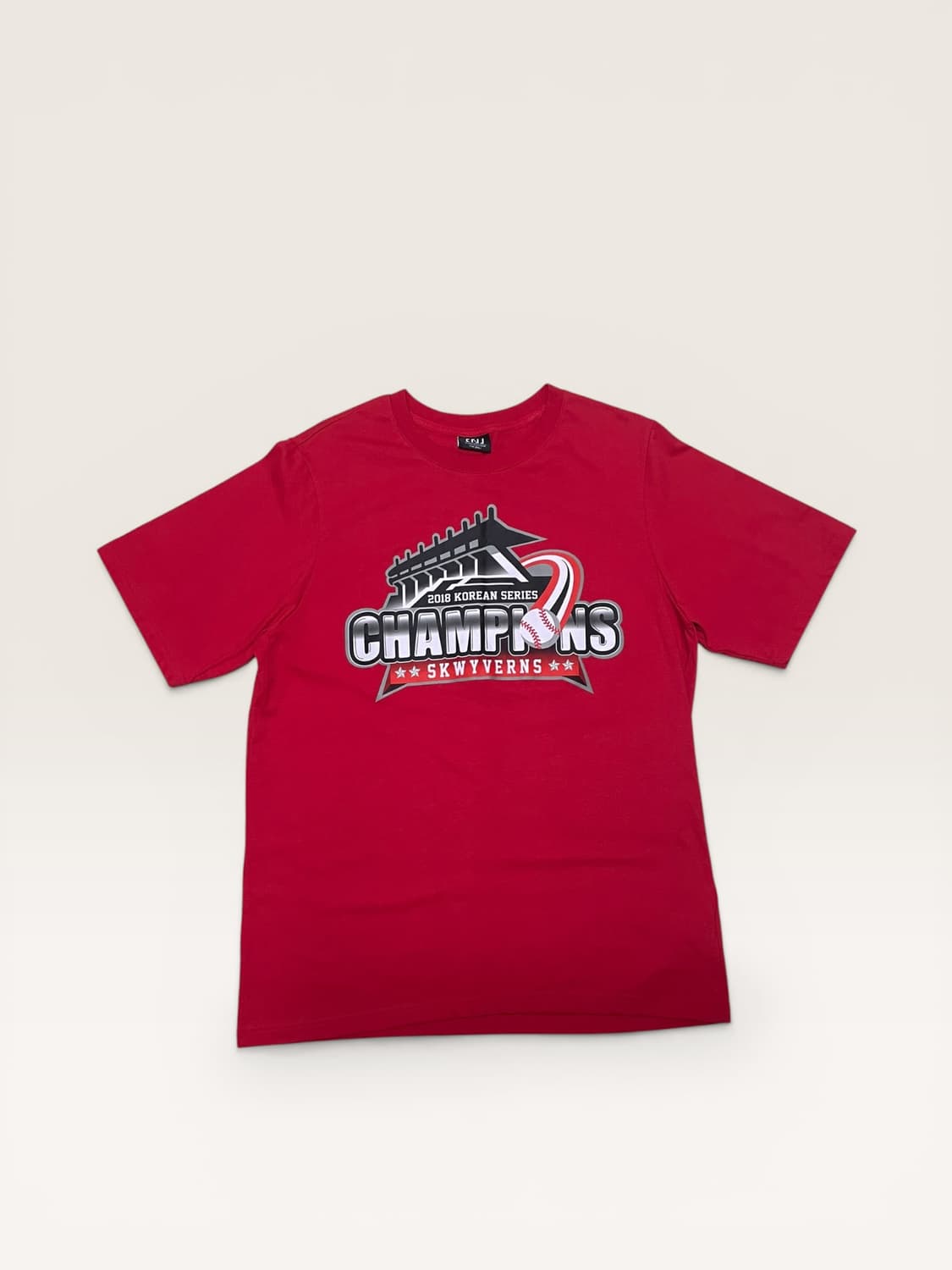 굿즈 - SK 와이번즈 2018 우승기념 티셔츠(정품) (XL추천) 상품이미지1