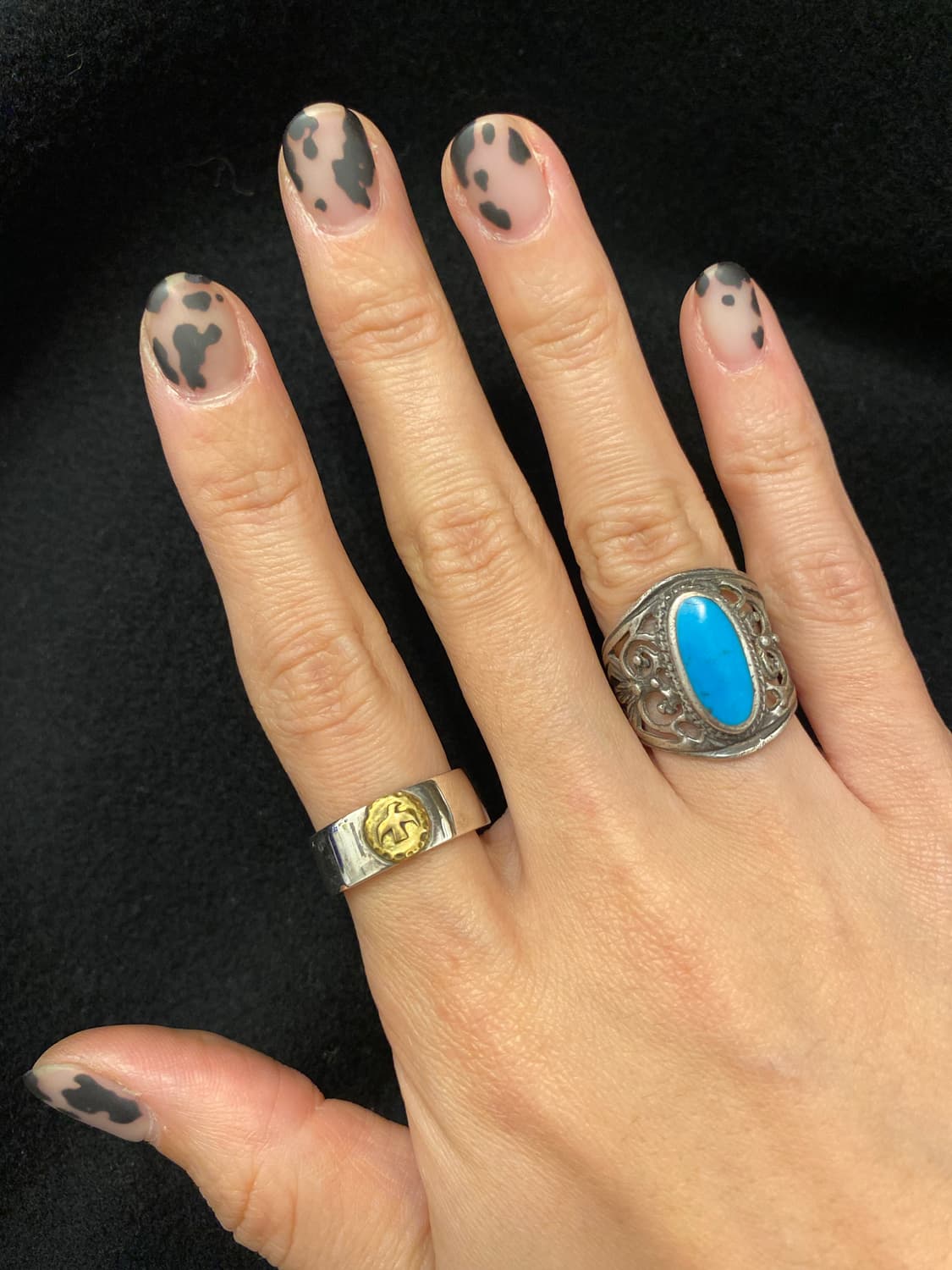 gold eagle 925silver ring 상품이미지8