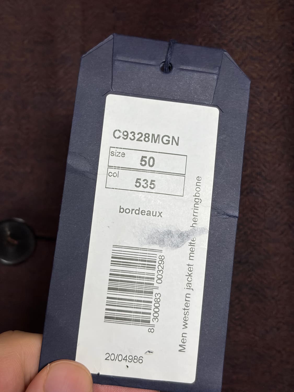 [50] 해리스 워프 런던 버진 울 웨스턴 자켓 브라운 상품이미지4