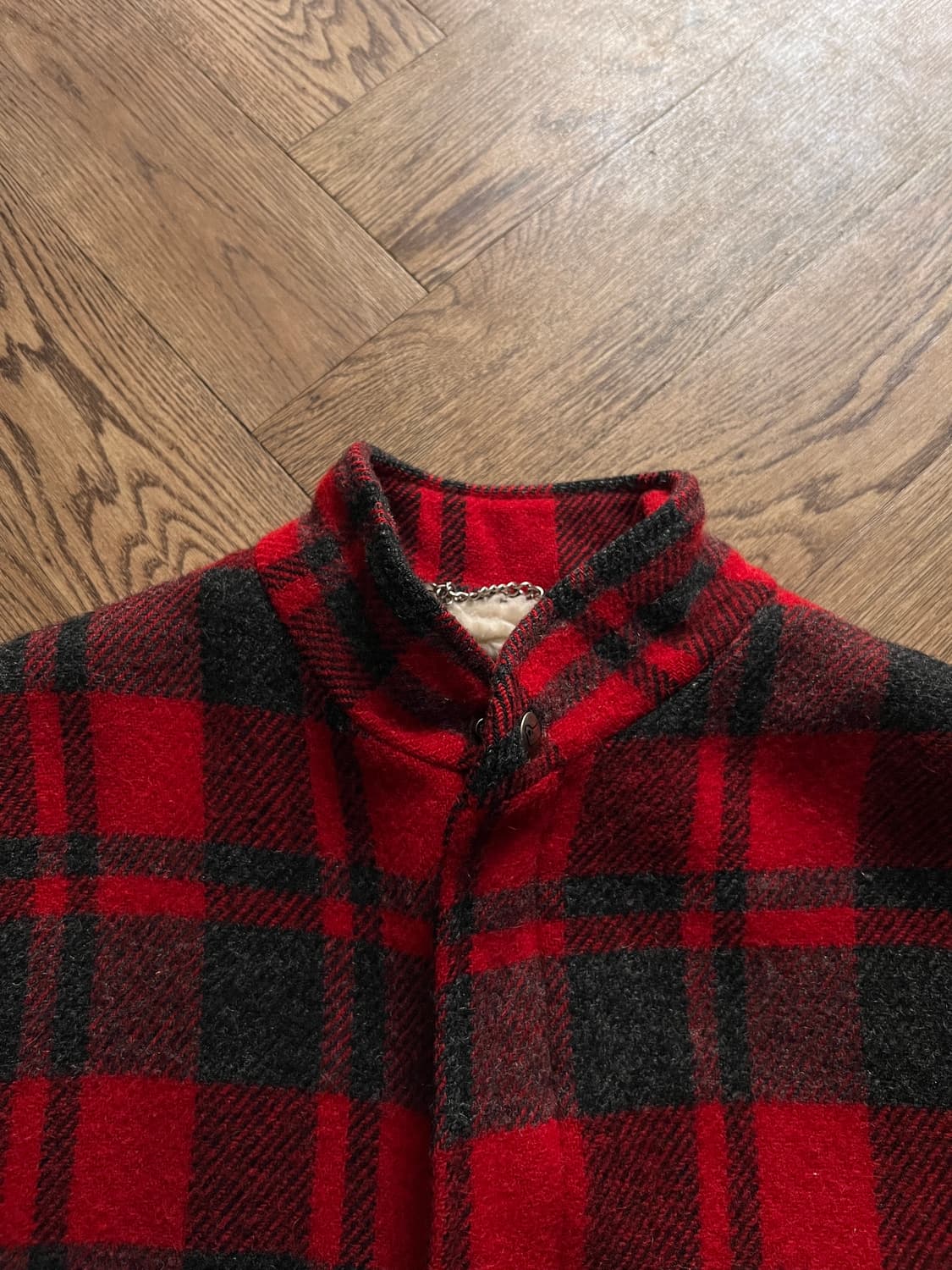 [M]80's 울리치 Made in USA 매키노 울 해링턴 자켓 상품이미지2