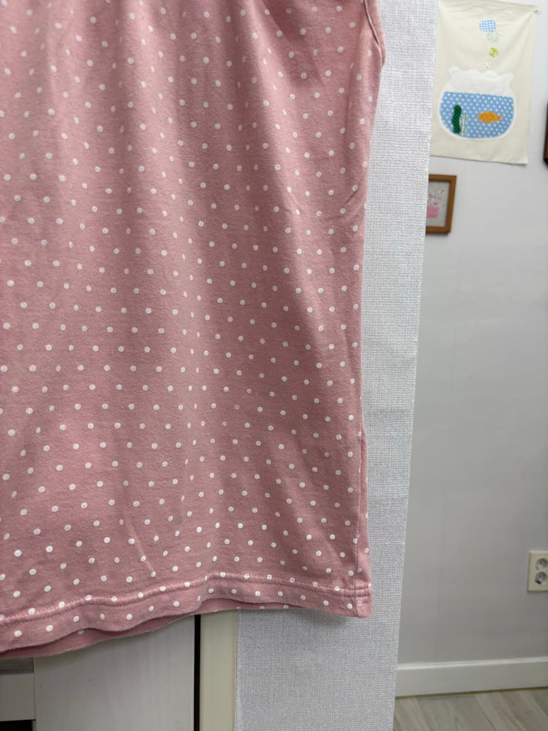 핑크 도트 슬리브리스 상품이미지4