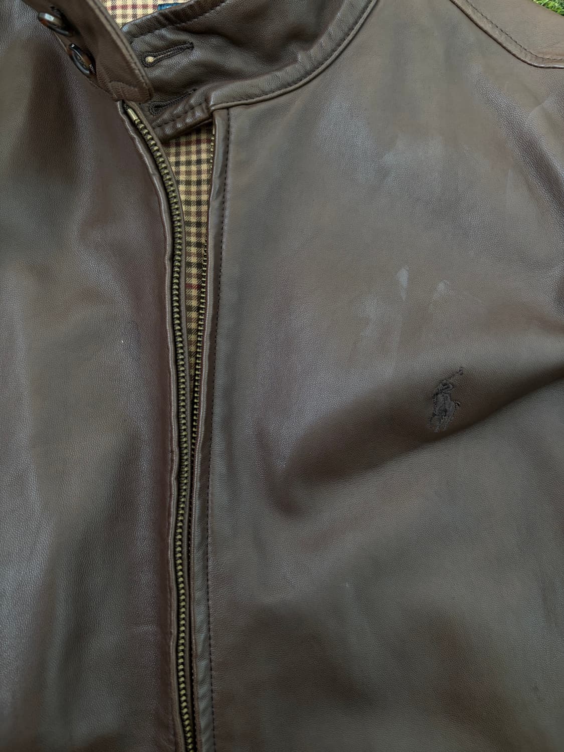 폴로 랄프로렌 헤링턴 레더 자켓 상품이미지6