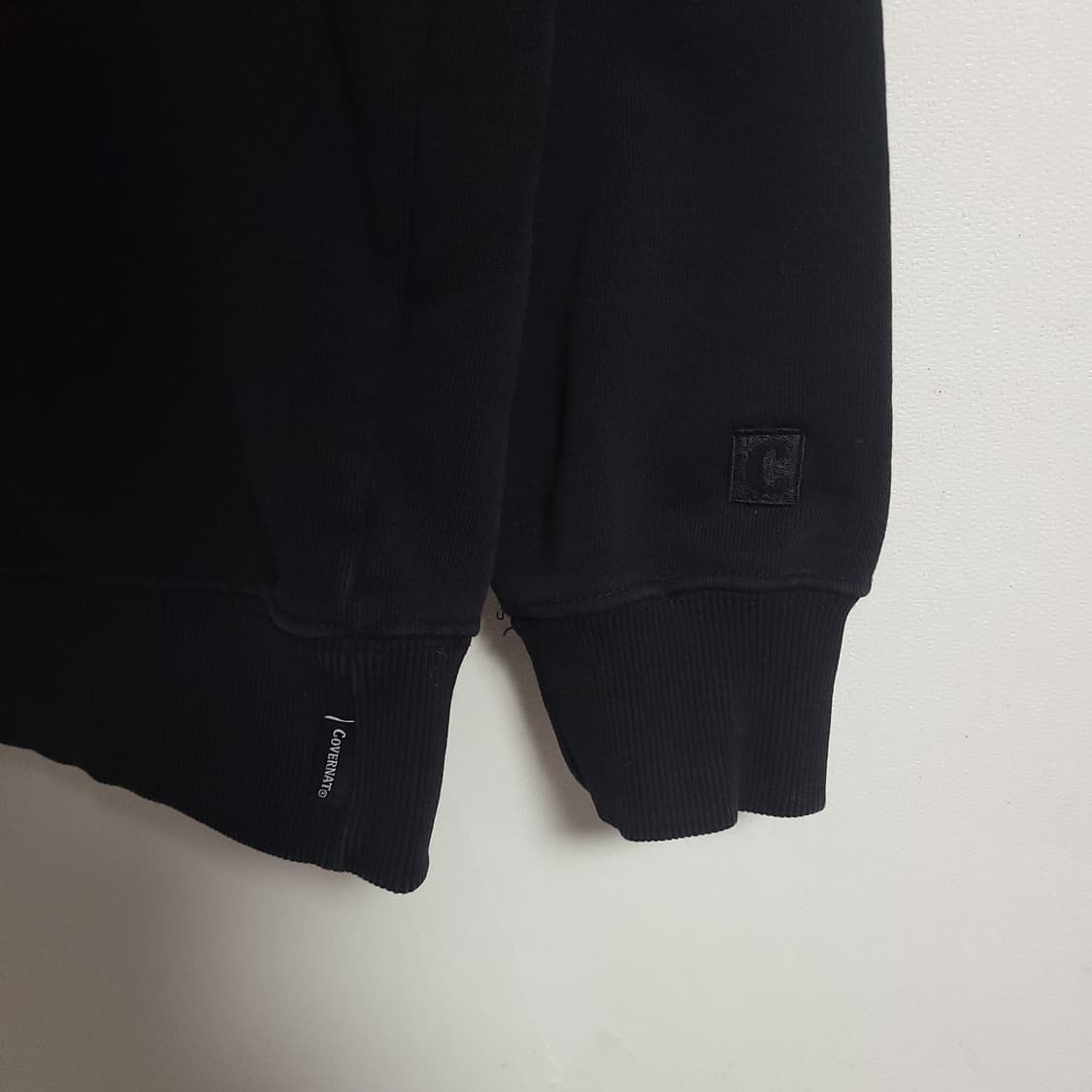 (M) COVERNAT 커버낫 블랙 C 로고 맨투맨 상품이미지5
