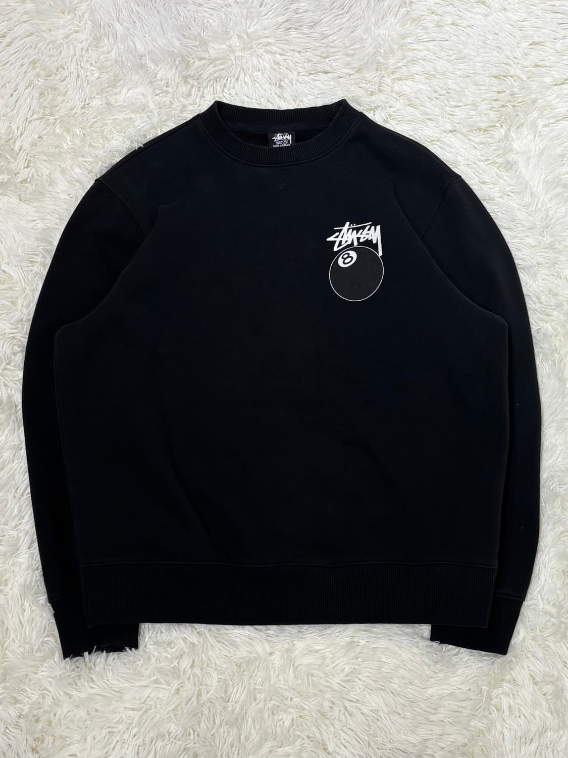 스투시 8볼 블랙 맨투맨 상품이미지4