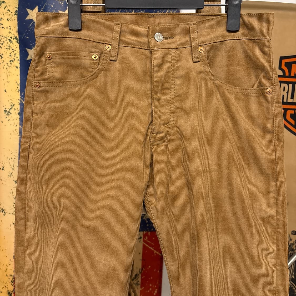 00s JP 리바이스 505 레귤러 스트레이트 브라운 코듀로이팬츠 N87 상품이미지3