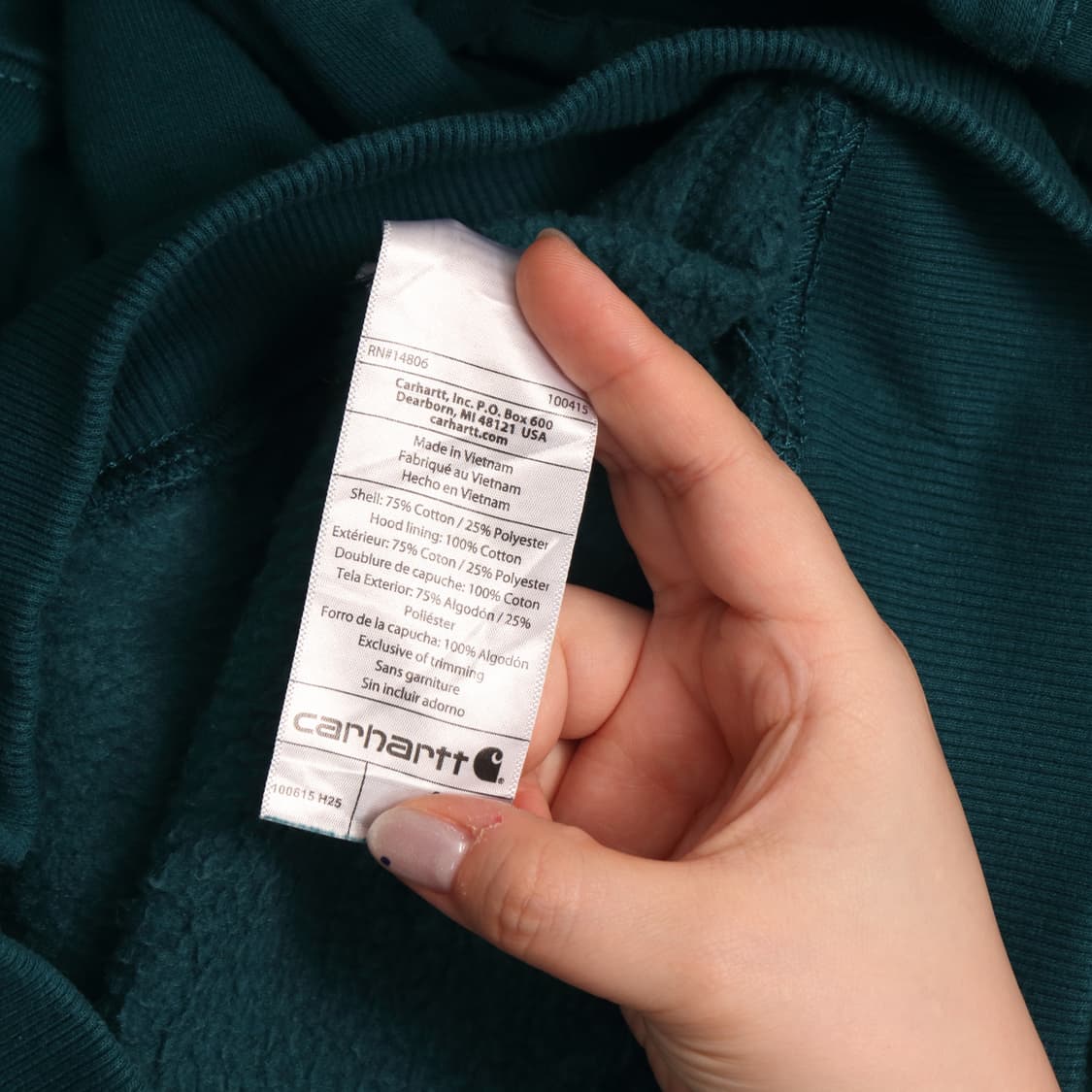 칼하트 레인디펜더 헤비코튼 후드티 A1328 상품이미지4