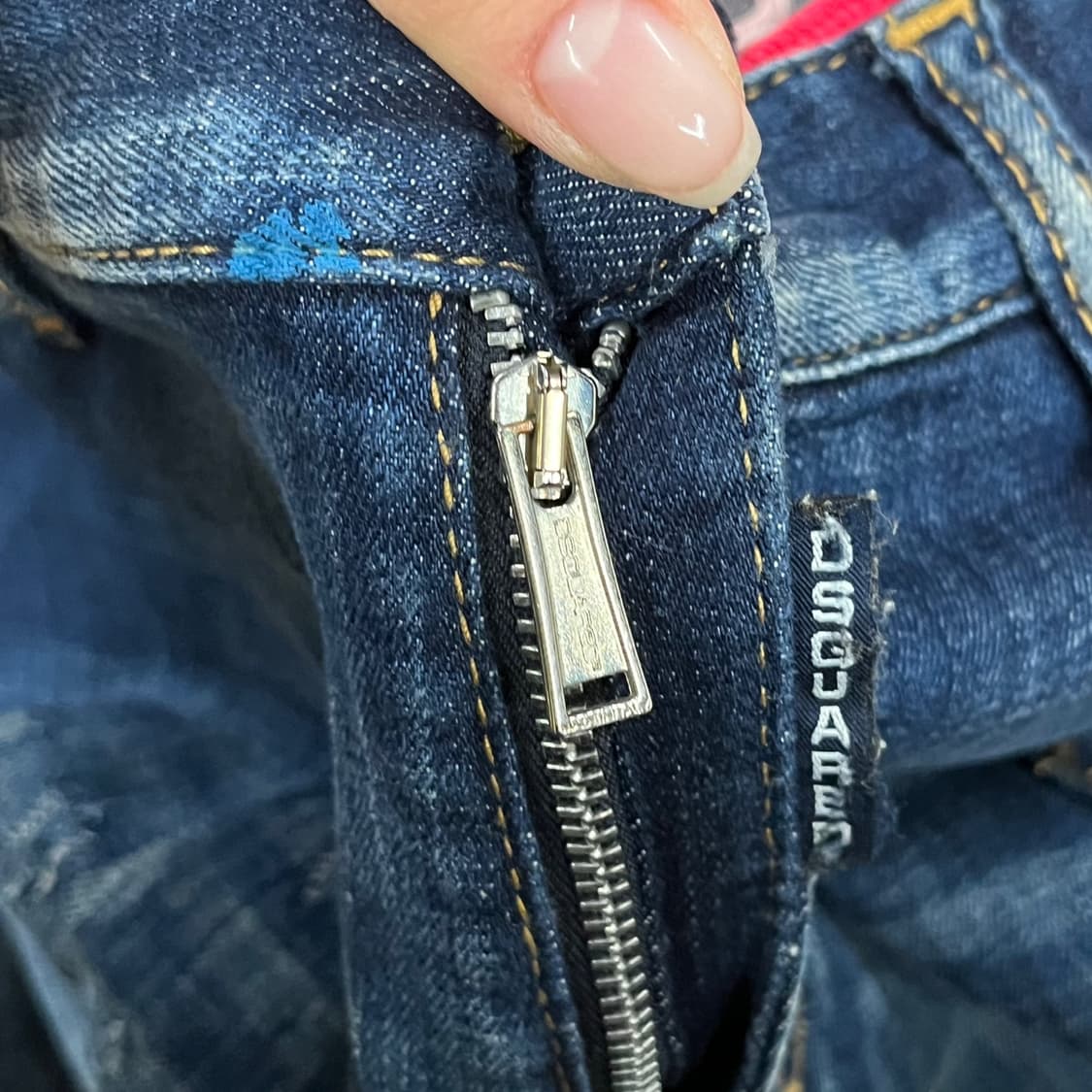 [정품] 디스퀘어드2 핑크 밴딩 데님 반바지 b13 상품이미지4