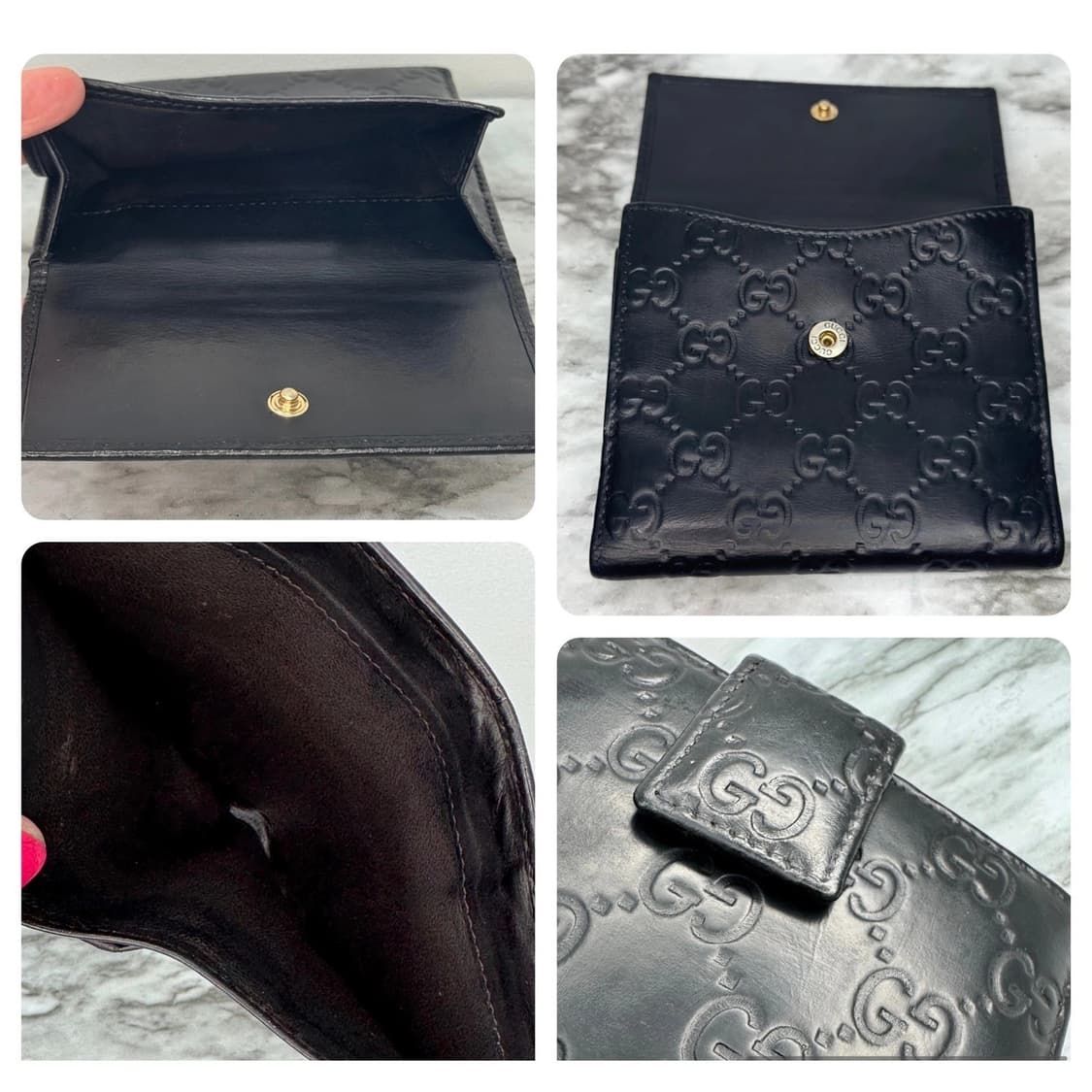 구찌 지갑 Gucci Guccissima GG Heart Bifold 상품이미지6
