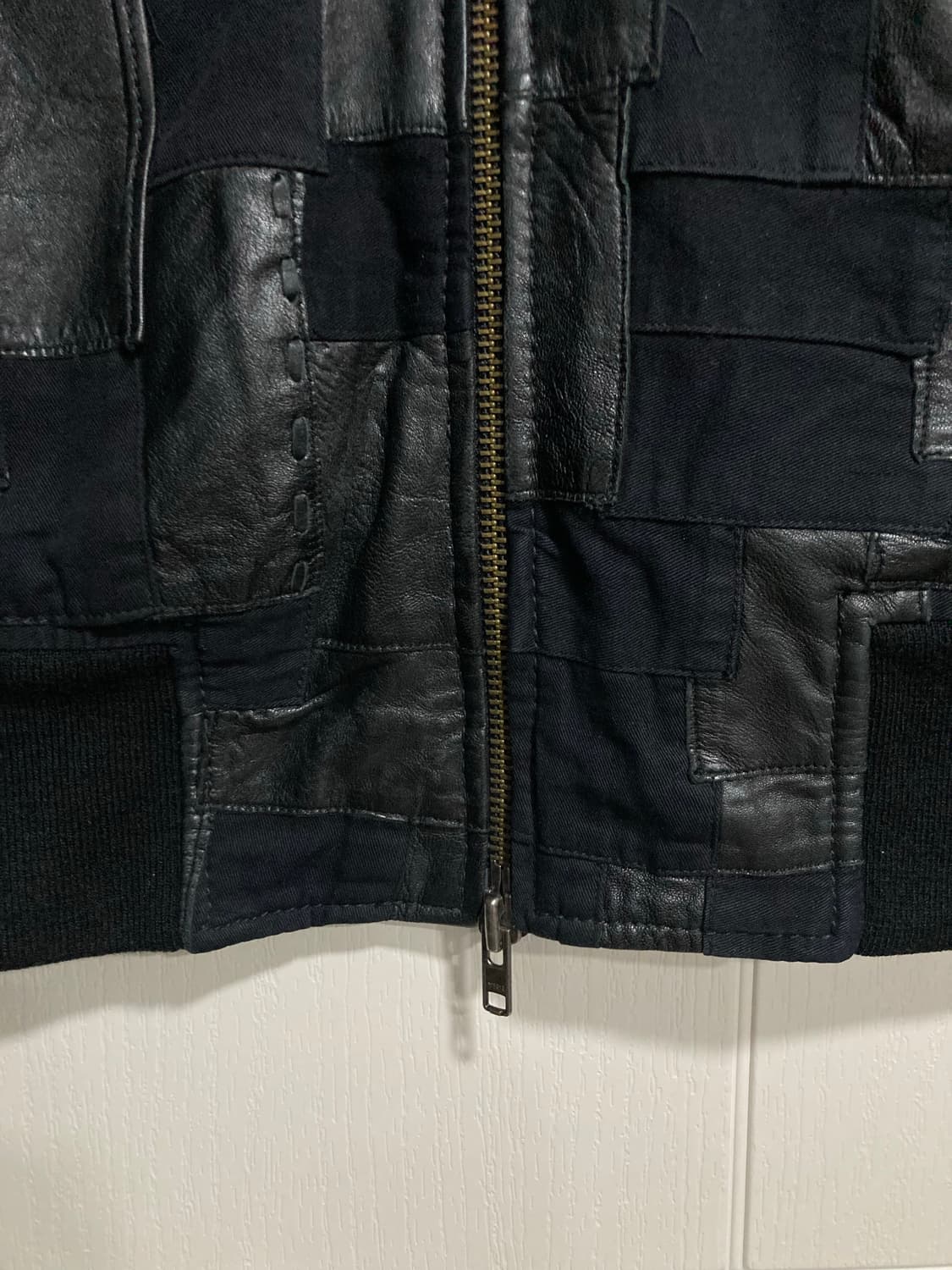 딕 비켐버그 패치워크 가죽 자켓 상품이미지5