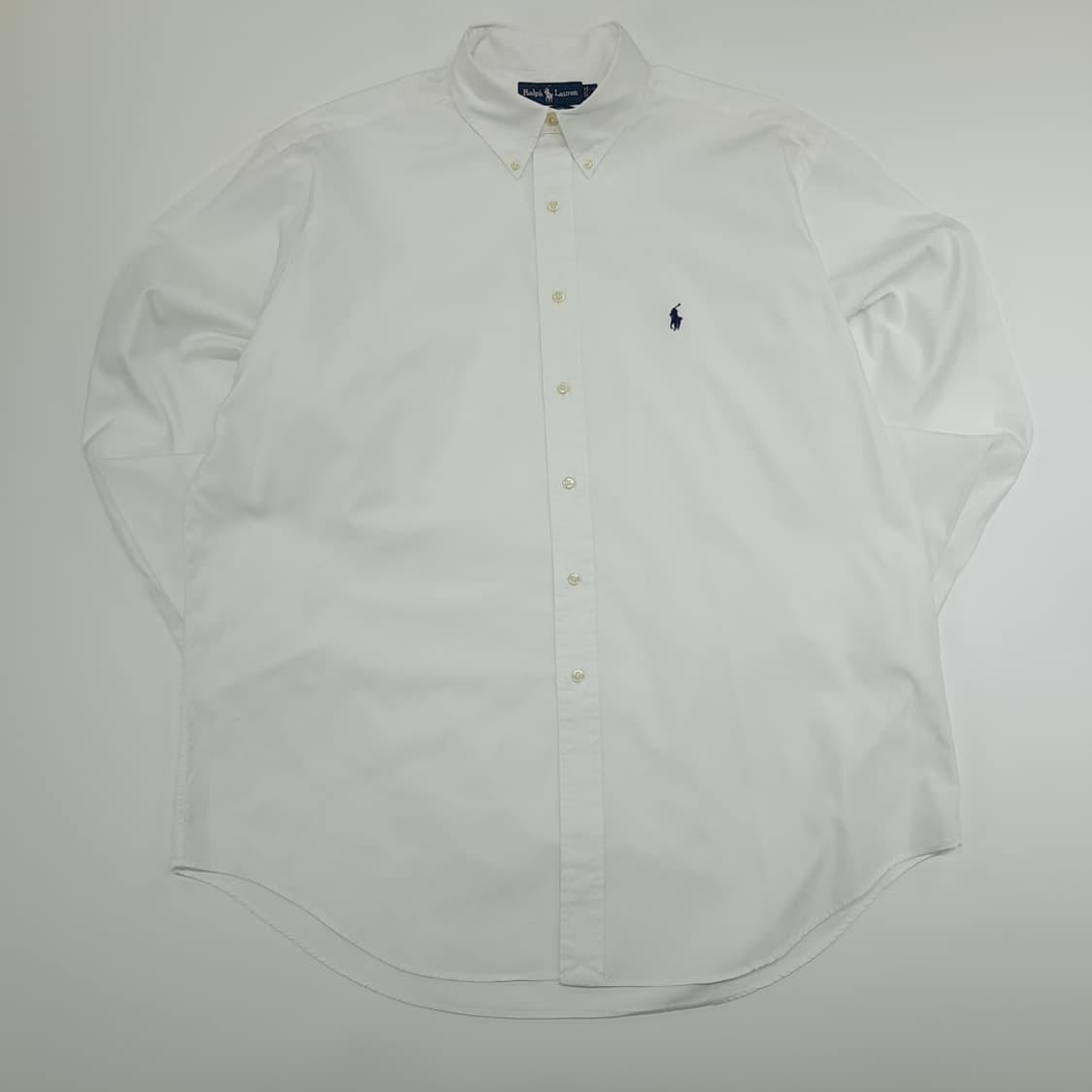 CN916 2XL 폴로 랄프로렌 화이트 긴팔 셔츠 남방 상품이미지1
