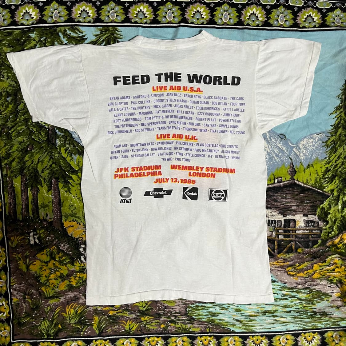 80s Live Aid t shirt 상품이미지2