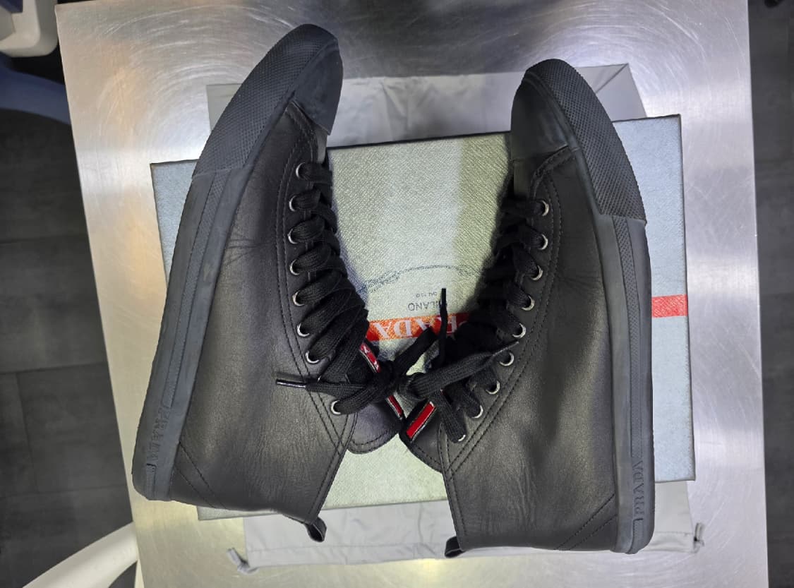 프라다 하이탑 스니커즈 상품이미지4