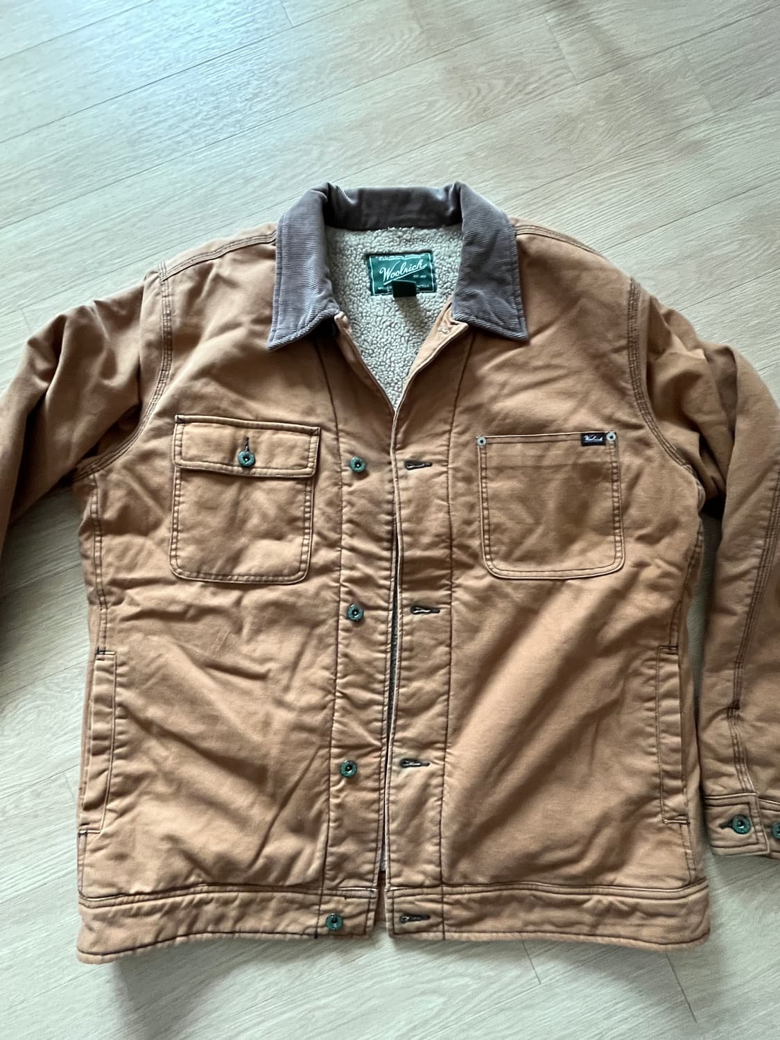 woolich 울리치 덕 캔버스 셔파 워크 자켓 상품이미지3