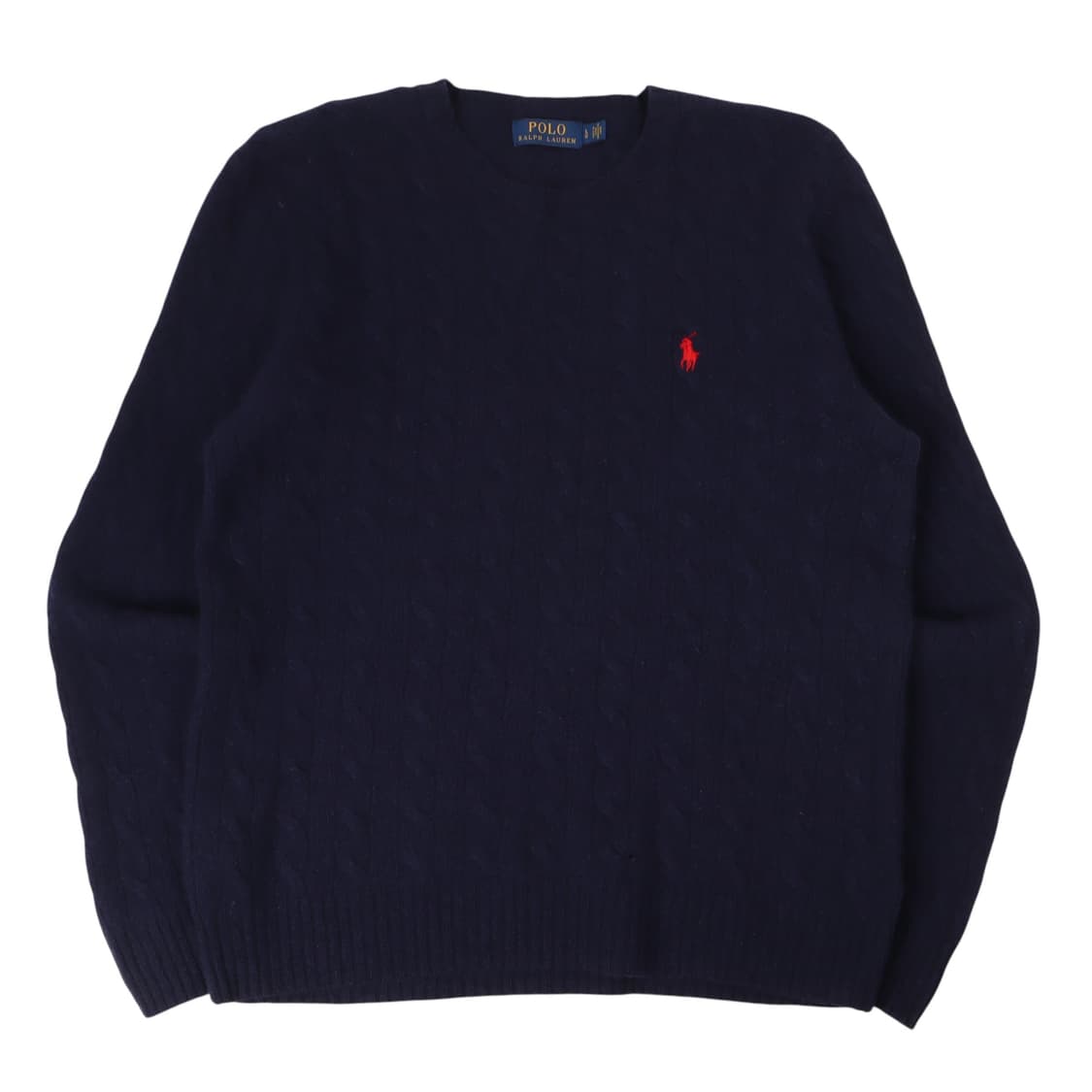 폴로 랄프로렌 다크네이비 울 캐시미어 케이블 니트 상품이미지1