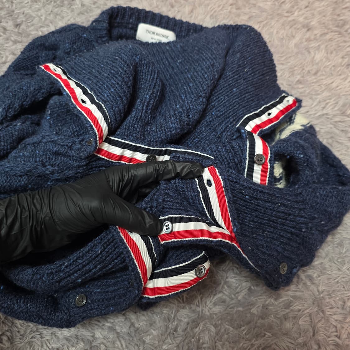 {클로젯}[4][신형 오케이몰 파워 정품]톰브라운 아란케이블 니트 상품이미지5